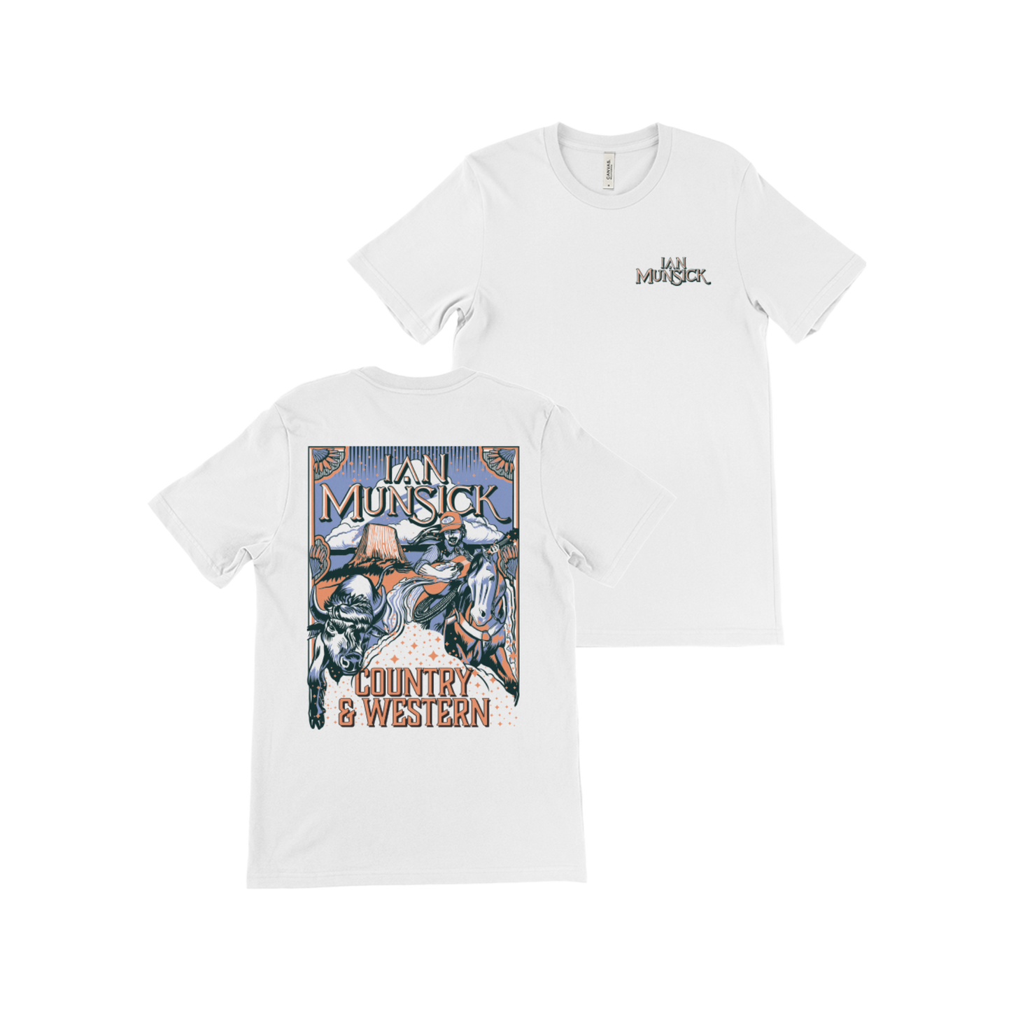 Country & Western White T-Shirt