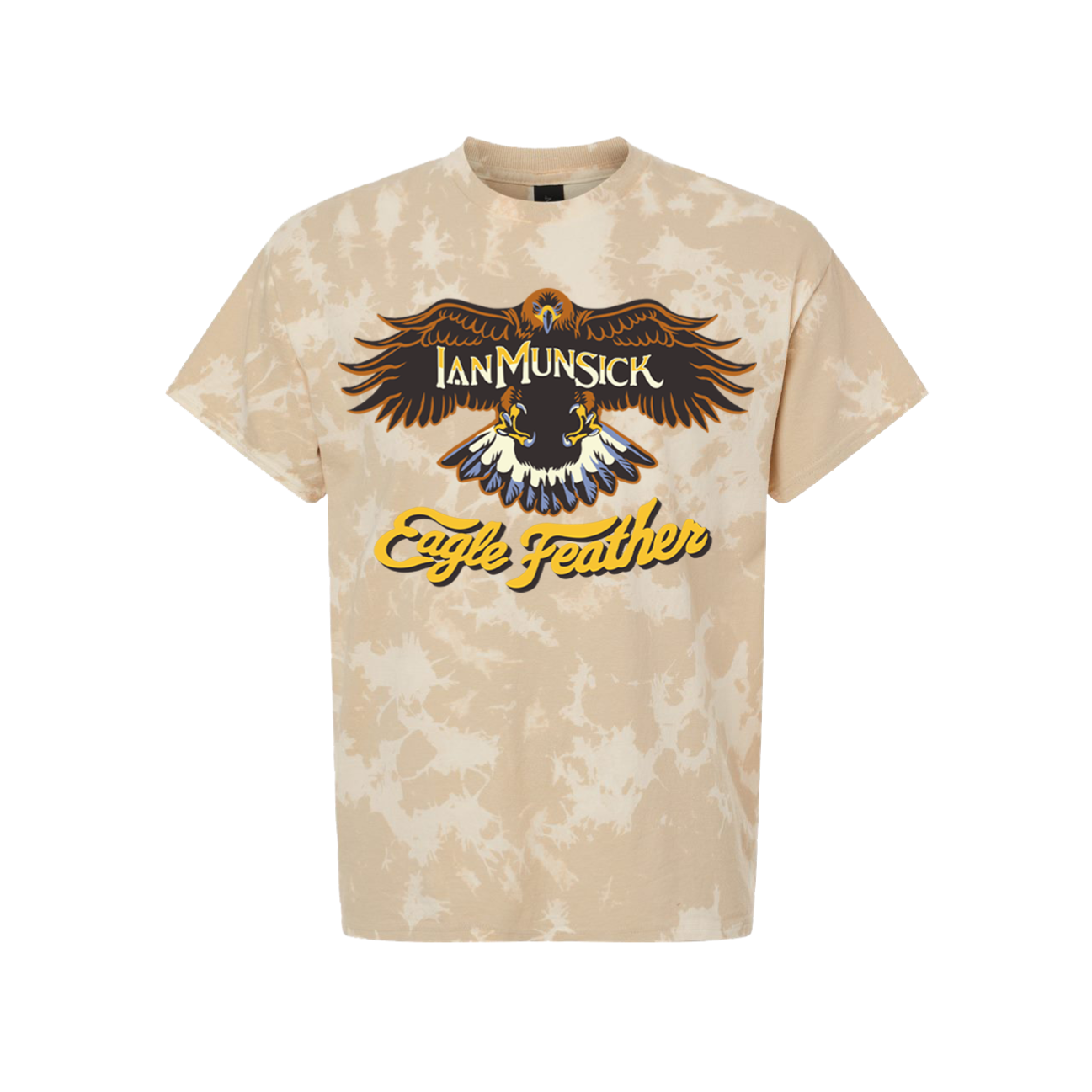 Eagle Feather Sand Dye T-Shirt - T-Shirt