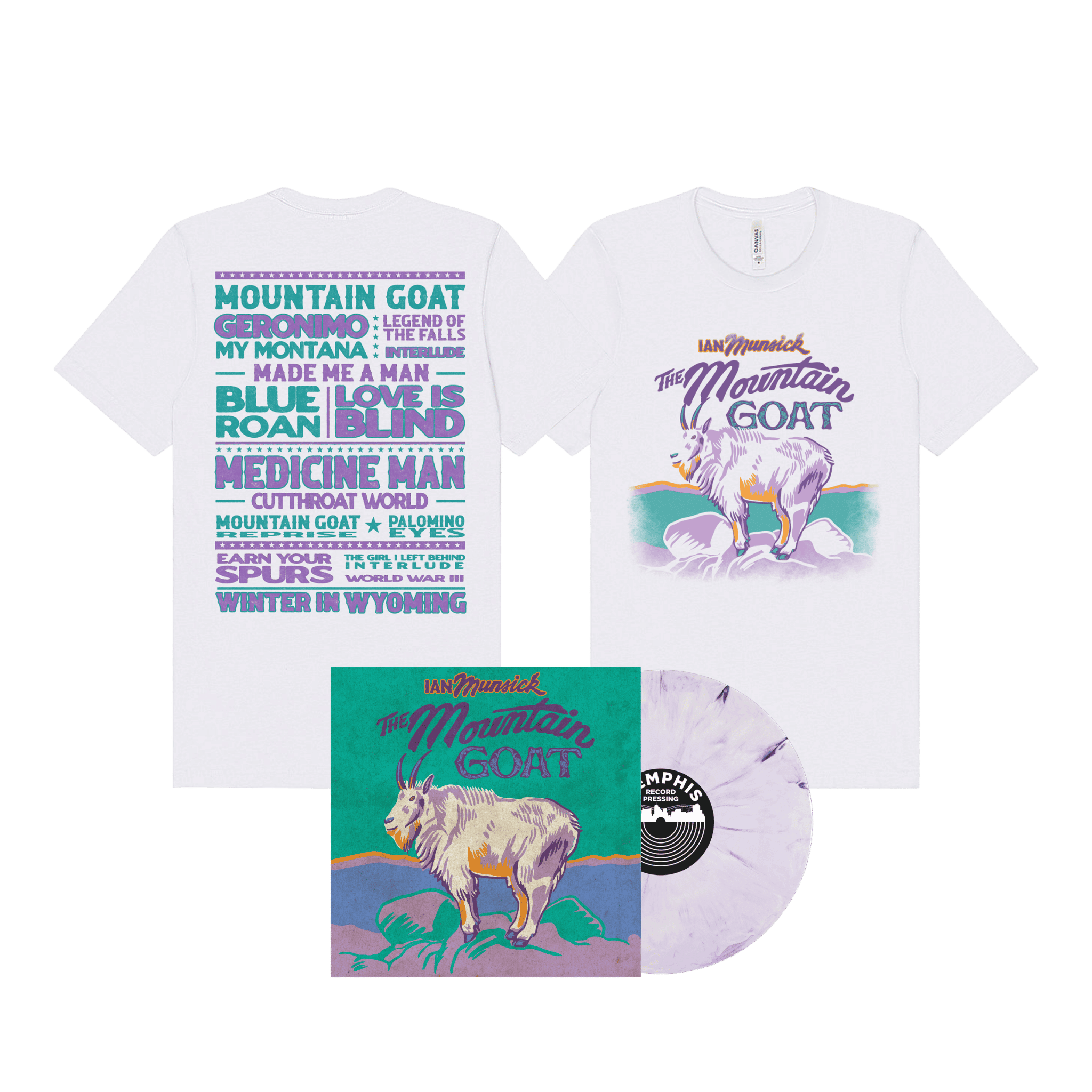 The Mountain Goat - Vinyl + T-Shirt Fan Pack - Ian – Ian Munsick