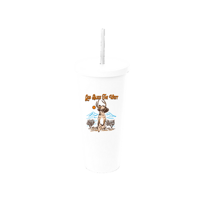 Bless The West White Tumbler - Tumbler
