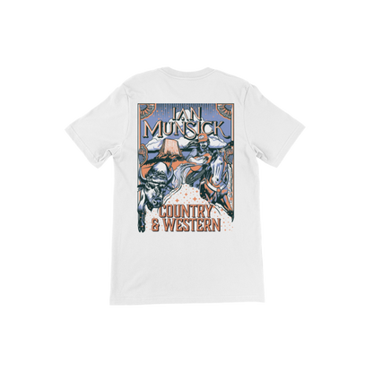 Country & Western White T-Shirt - Small - T-Shirt
