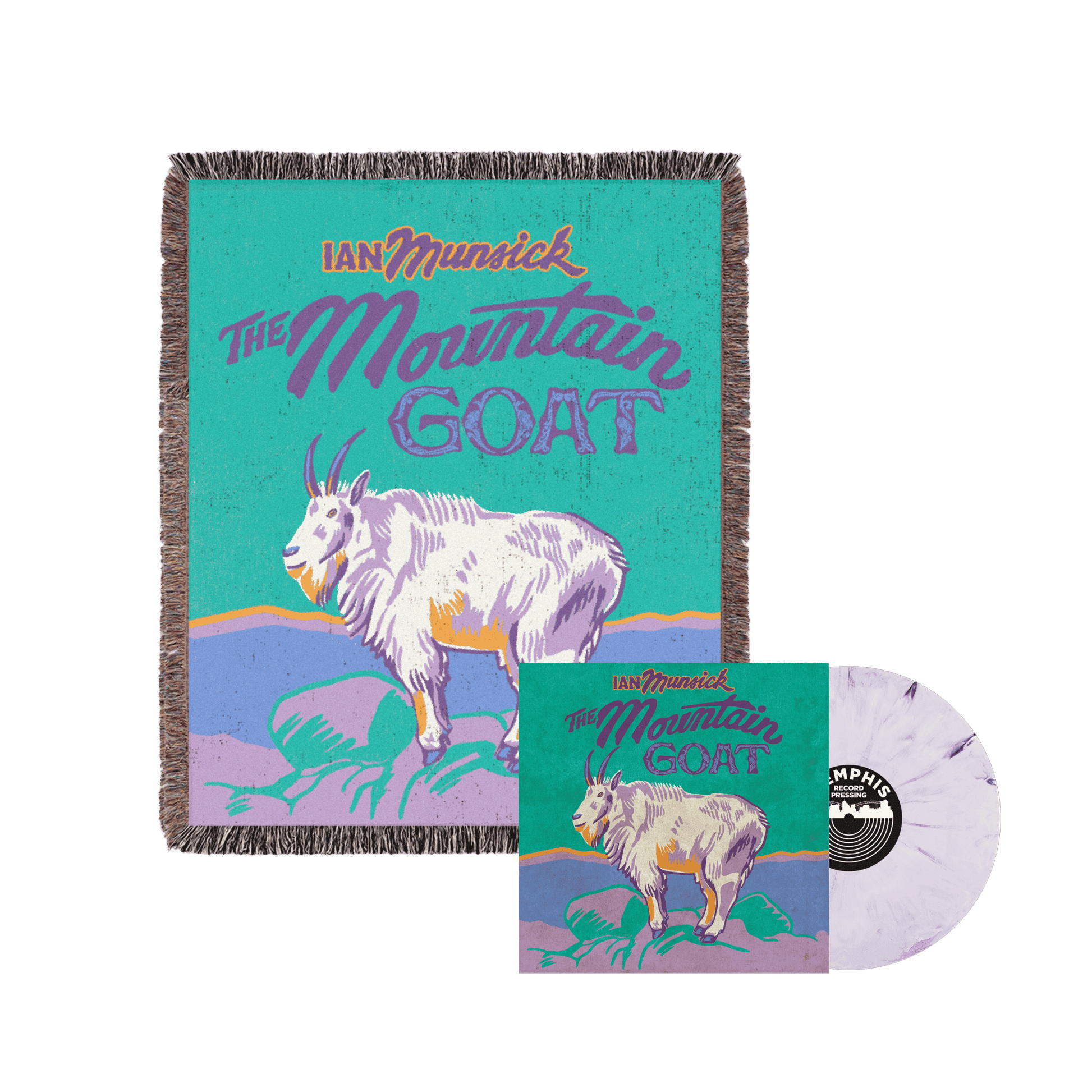 The Mountain Goat - Vinyl + Blanket Fan Pack