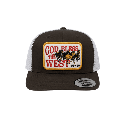 Brown God Bless The West Hat - Schafer Outfitter
